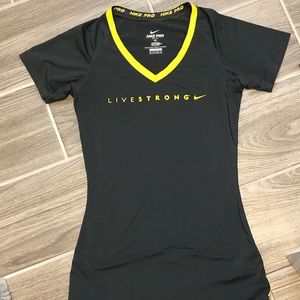 Nike Livestrong fitted t-shirt